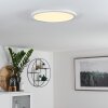 Plafonnier Siguna LED Blanc, 1 lumière