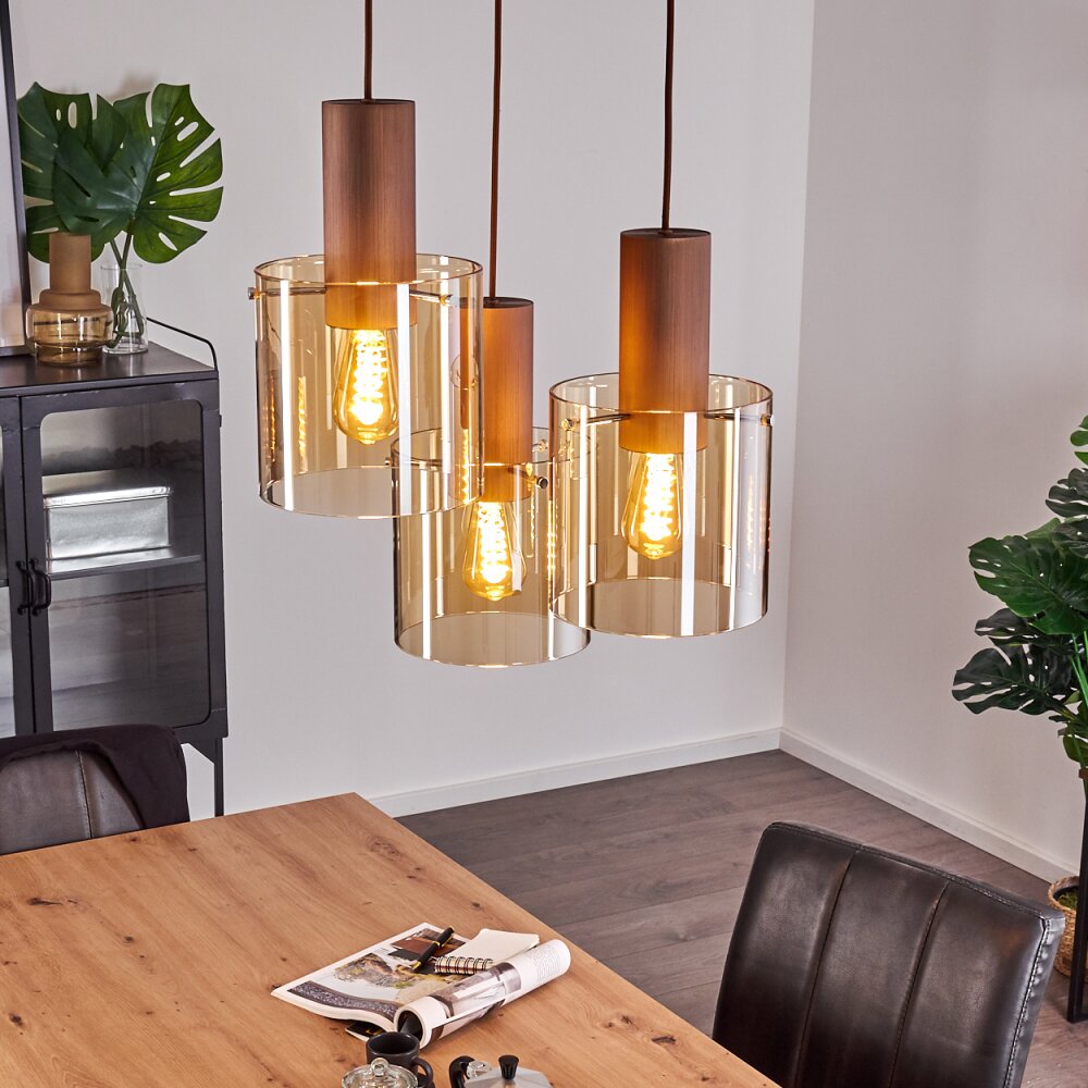 Suspension Dodoma Cuivre, 3 lumières main product photo