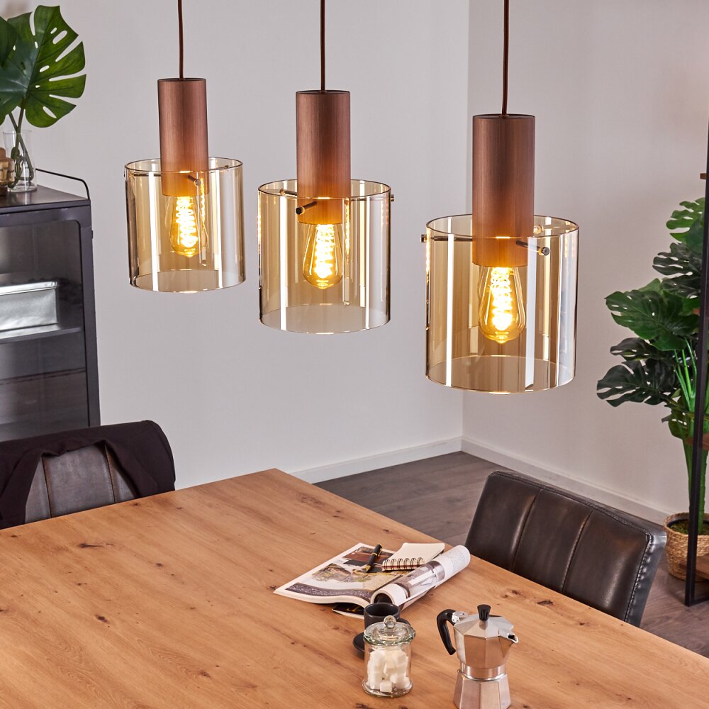 Suspension Dodoma Cuivre, 3 lumières main product photo