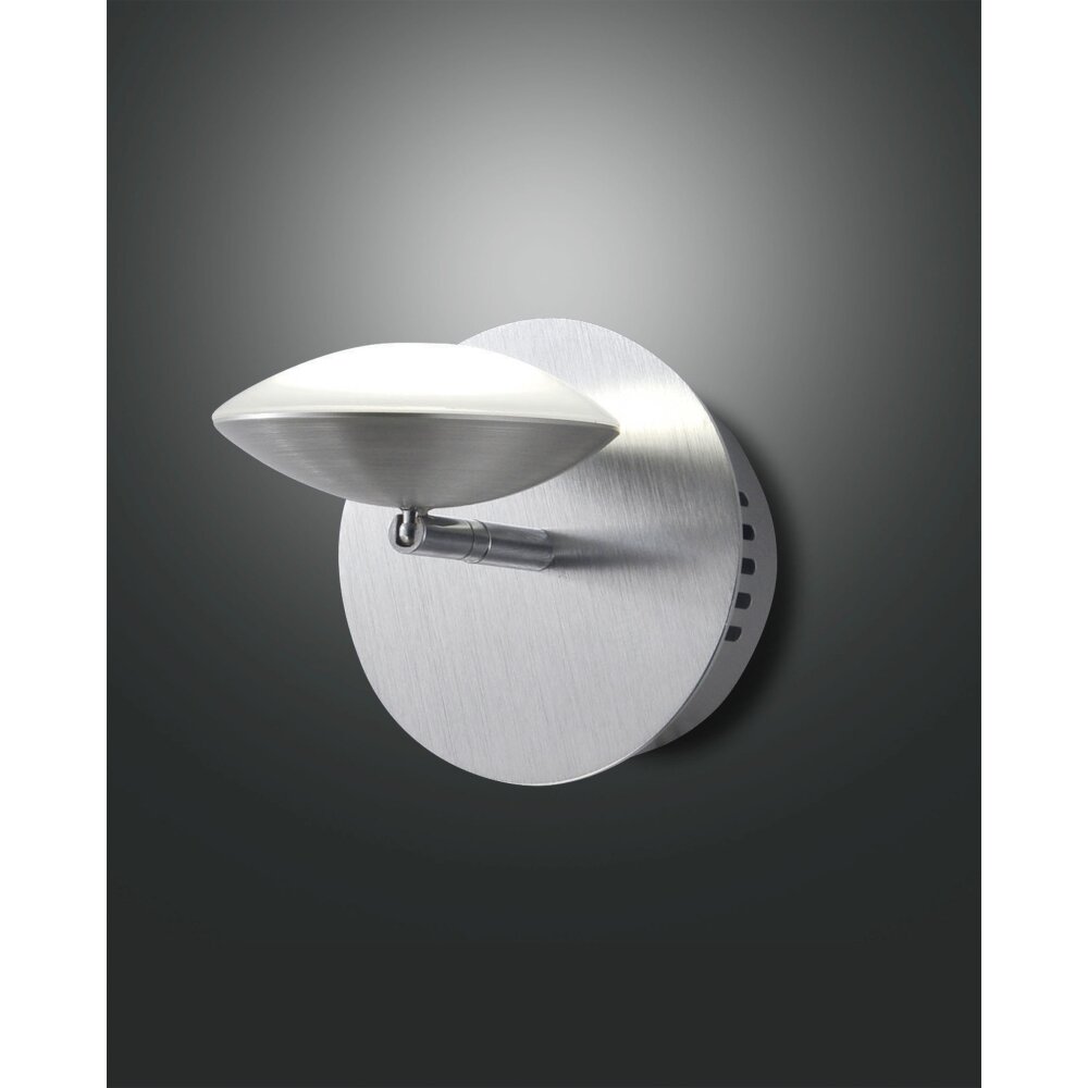 Applique murale Fabas Luce Hale LED Aluminium, Acier inoxydable, 1 lumière main product photo