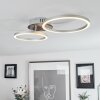 Plafonnier Malanje LED Nickel mat, 2 lumières