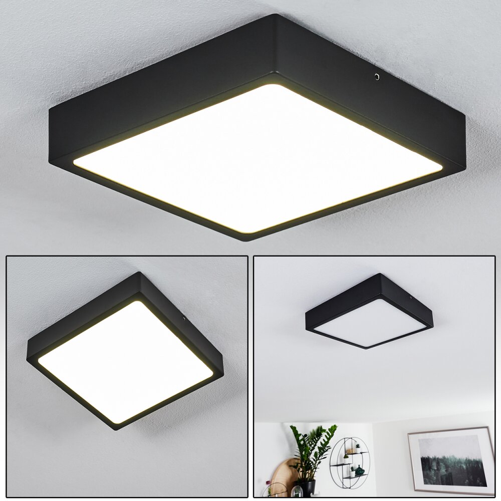 Plafonnier Kragos LED Noir, 1 lumière main product photo