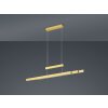 Suspension Trio Trajan LED Laiton, 3 lumières