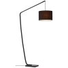 Lampe à arc Brilliant Daria Noir, 1 lumière