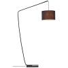 Lampe à arc Brilliant Daria Noir, 1 lumière