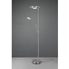 Lampadaire Trio Barrie LED Nickel mat, 2 lumières