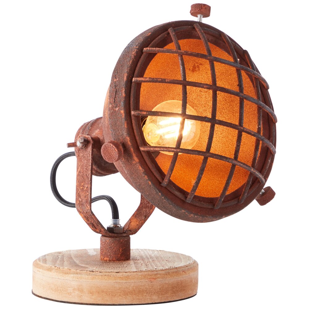 Lampe de table Brilliant Mila Rouille, 1 lumière main product photo