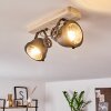 Plafonnier Herford Bois clair, 2 lumières