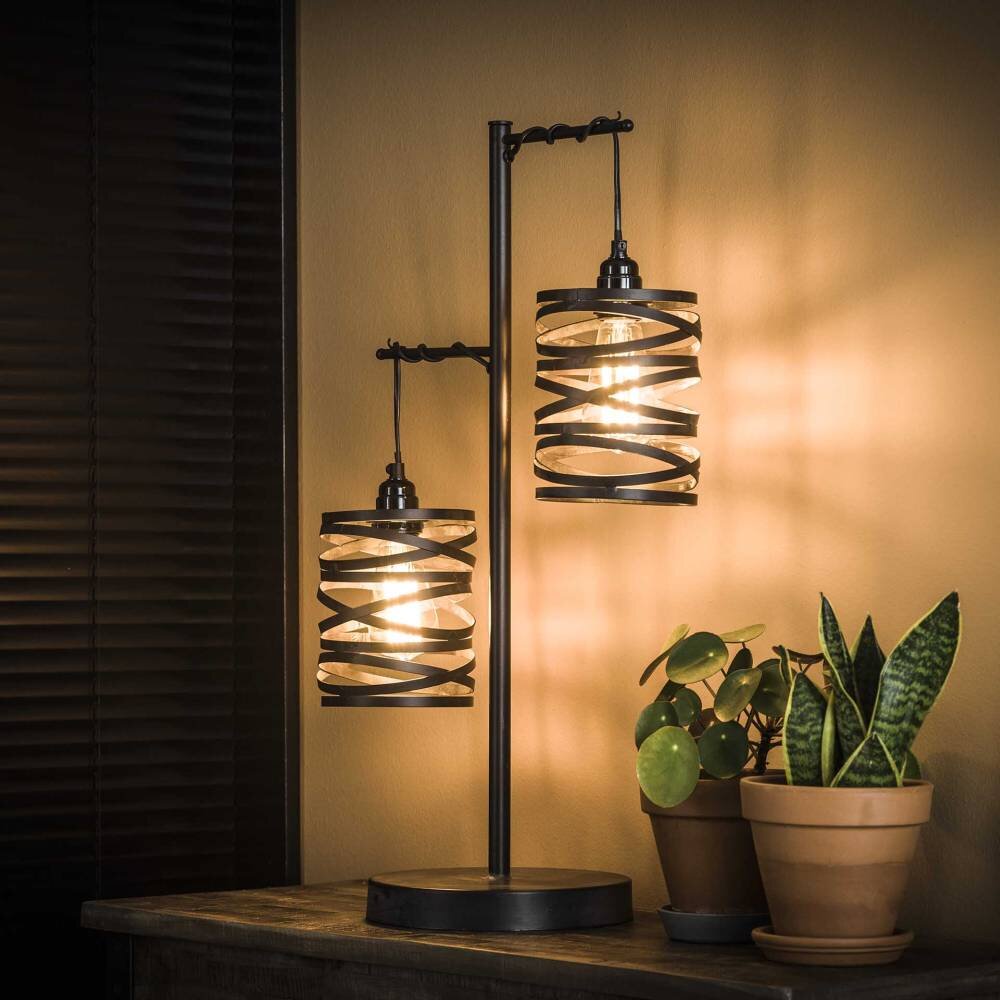 Lampe de table SLUIS Gris, 2 lumières main product photo