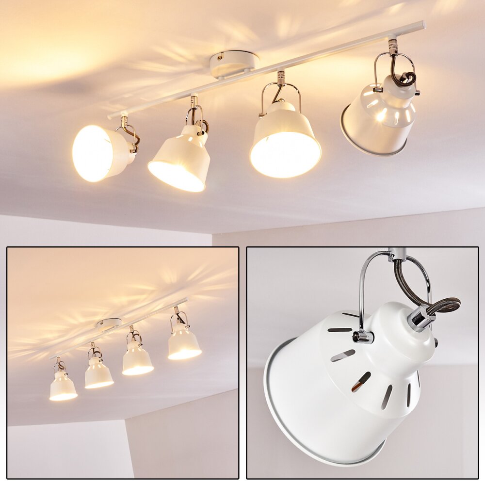 Plafonnier Safari Blanc, 4 lumières main product photo