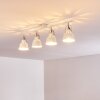 Plafonnier Safari Blanc, 4 lumières
