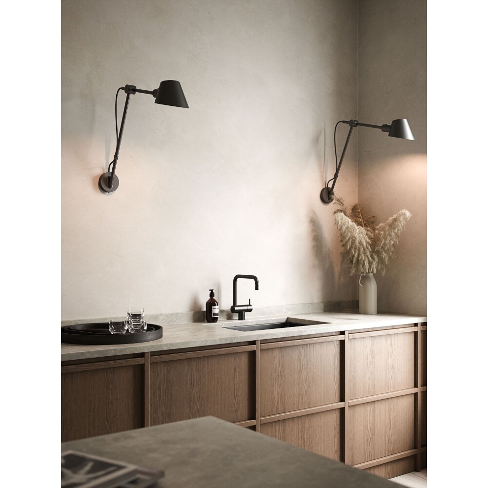 Applique murale Design For The People by Nordlux STAY Noir, 1 lumière main product photo