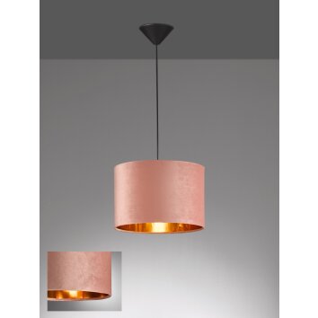 Suspension Fischer & Honsel Aura Noir, 1 lumière