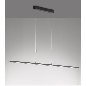 Suspension Fischer & Honsel Metz TW LED Noir, 1 lumière