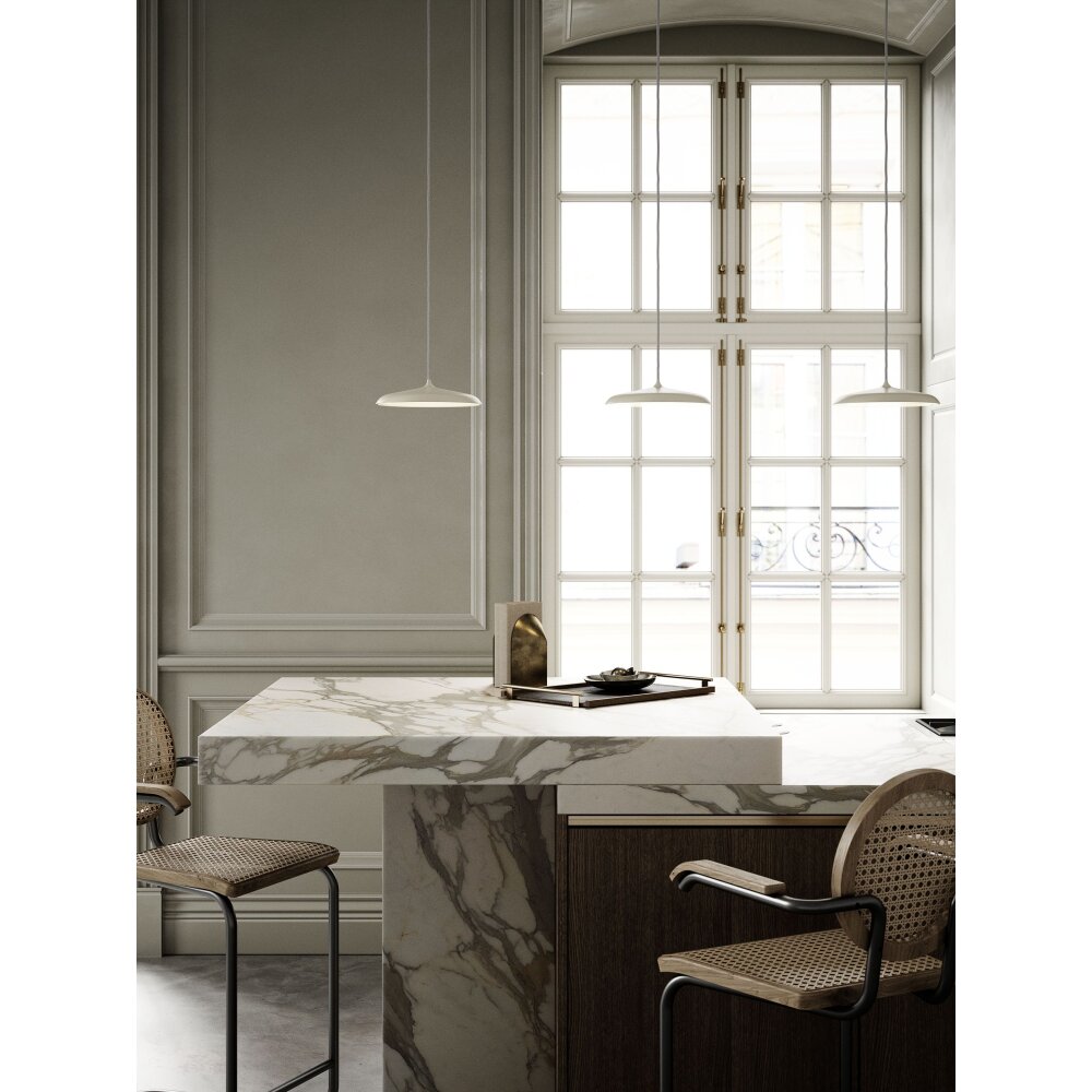 Suspension Design For The People by Nordlux ARTIST LED Beige, 1 lumière main product photo
