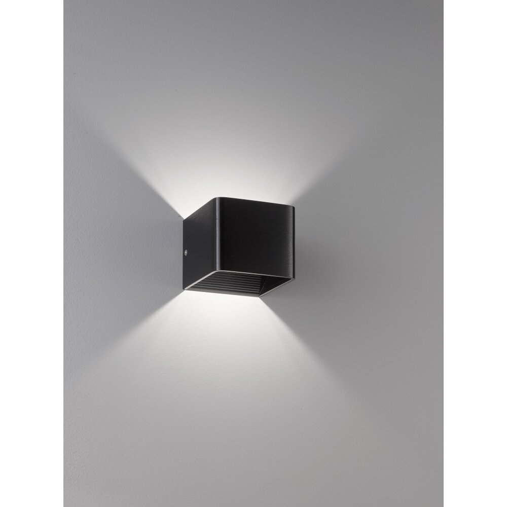 Applique murale Fischer & Honsel Dan LED Noir, 1 lumière main product photo