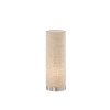 Lampe de table Fischer & Honsel Thor Nickel mat, 1 lumière
