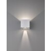 Applique murale Fischer & Honsel Wall LED Blanc, 2 lumières