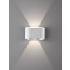 Applique murale Fischer & Honsel Wall LED Blanc, 2 lumières