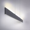 Suspension Leuchten-Direkt NILA LED Anthracite, 2 lumières, Télécommandes