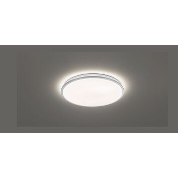 Plafonnier Fischer & Honsel Jaso LED Argenté, 1 lumière
