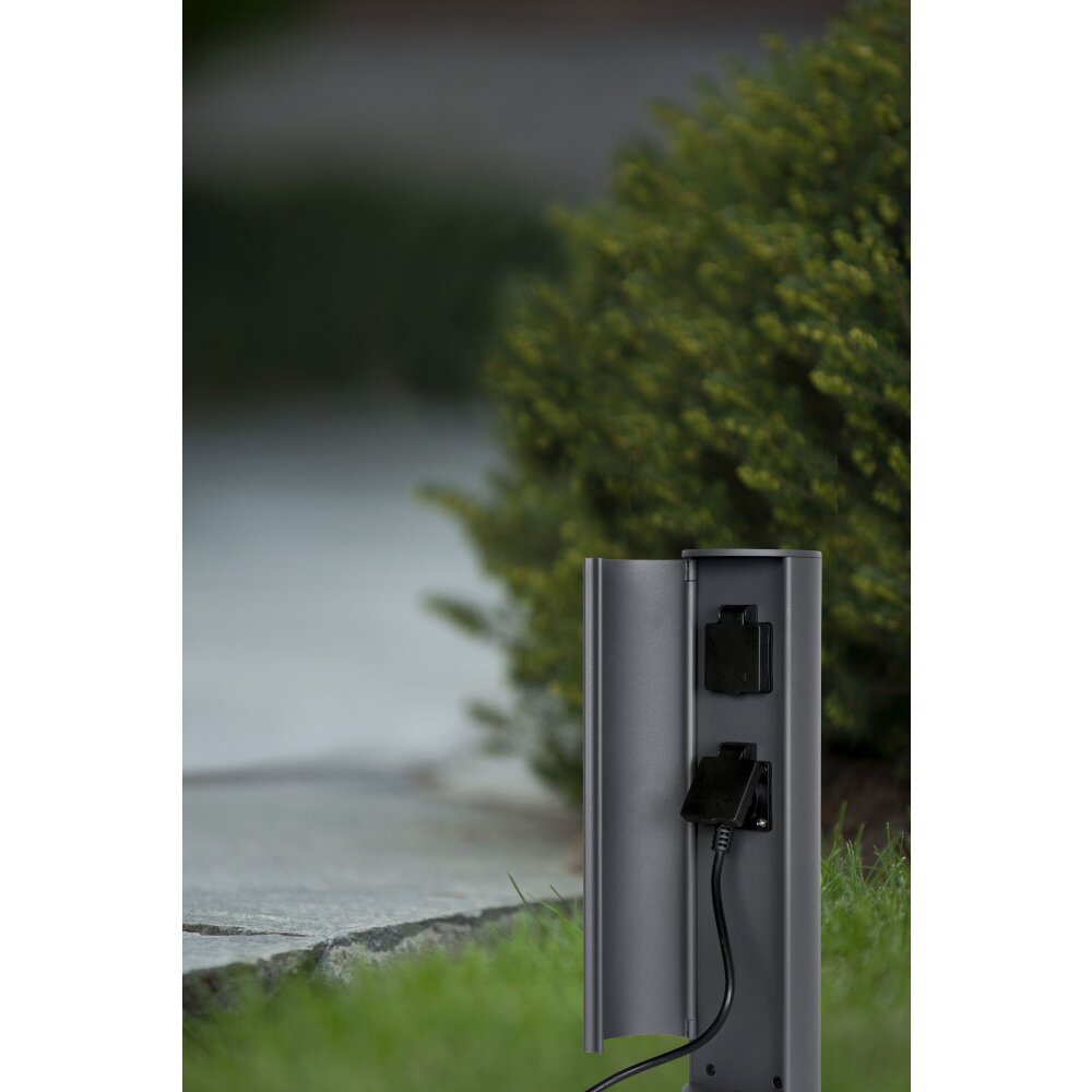 Steckdose Prises électriques d\'extérieur Luminaires Lucide Anthracite main product photo