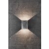 Applique murale d'extérieur Nordlux FOLD LED Acier brossé, 2 lumières