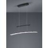 Suspension Reality Samos LED Noir, 4 lumières