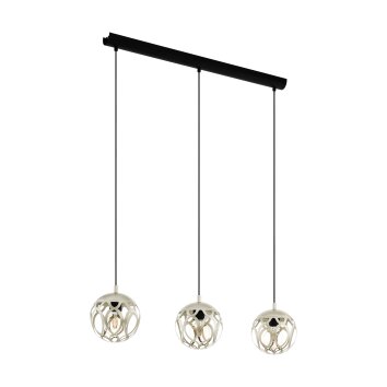 Suspension Eglo MIRTAZZA Noir, 3 lumières