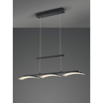 Suspension Reality Ikaria LED Noir, 3 lumières