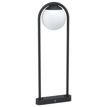 Borne lumineuse Eglo PRATA VECCHIA Noir, 1 lumière