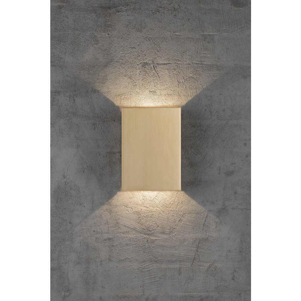 Applique murale d'extérieur Nordlux FOLD LED Laiton, 2 lumières main product photo