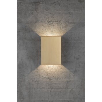 Applique murale d'extérieur Nordlux FOLD LED Laiton, 2 lumières