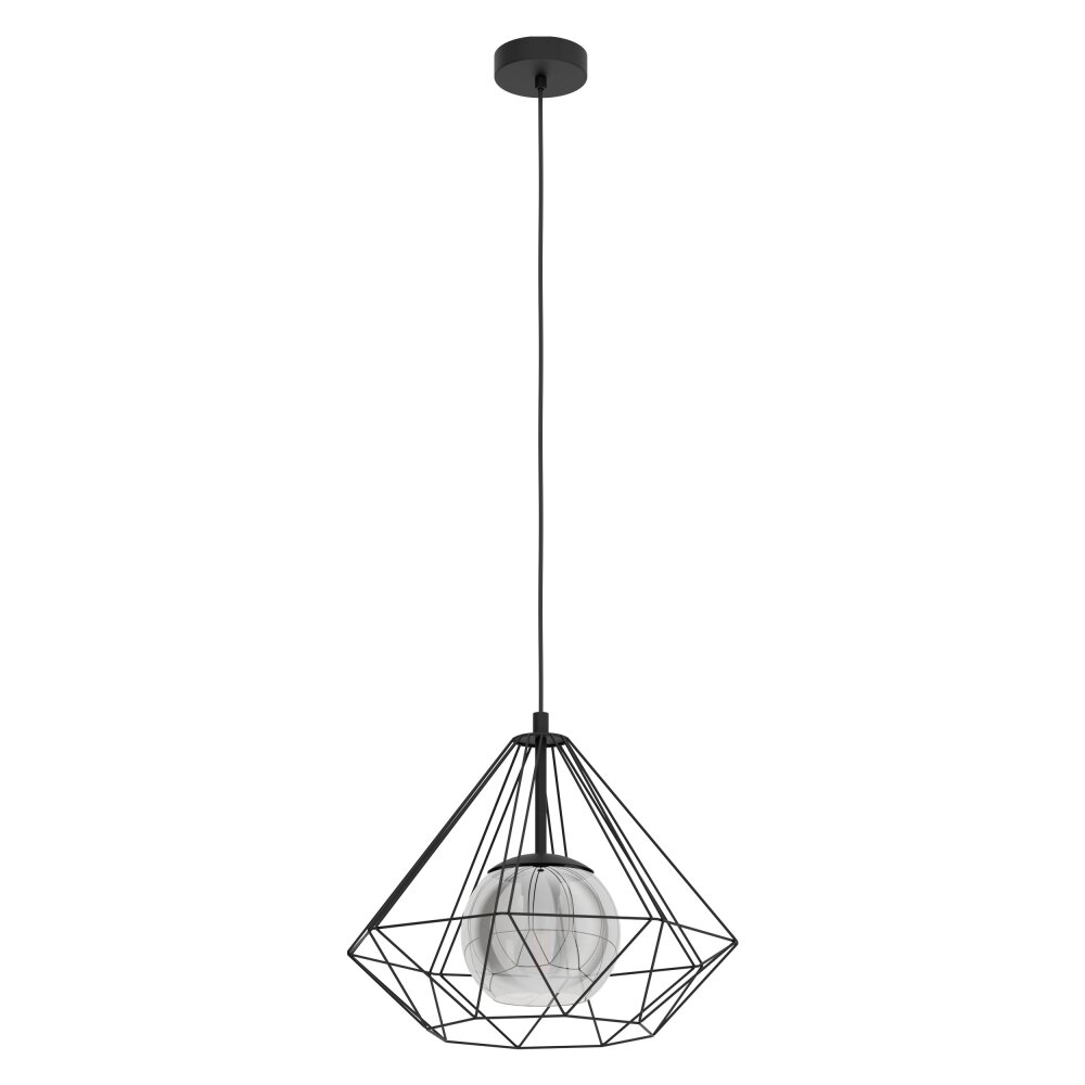 Suspension Eglo VERNHAM Noir, 1 lumière main product photo