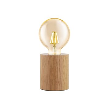 Lampe de table Eglo TURIALDO Brun, 1 lumière