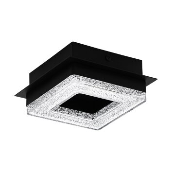 Plafonnier Eglo FRADELO LED Noir, 1 lumière