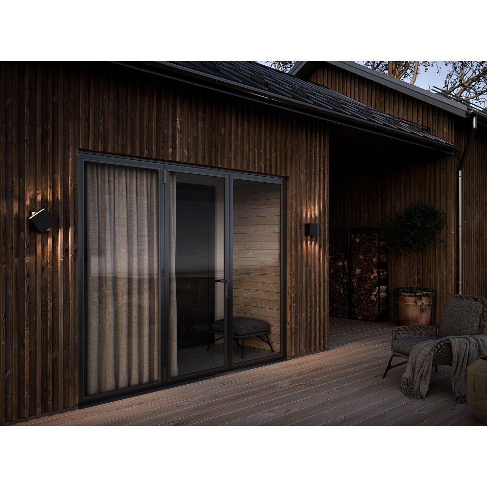 Applique murale d'extérieur Nordlux TURN LED Noir, 1 lumière main product photo