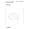 Plafonnier Lucide WOLFRAM Or, Laiton, 1 lumière