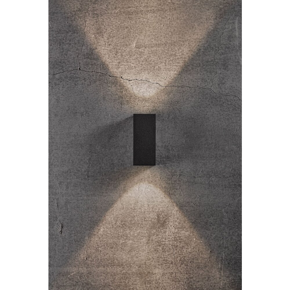 Applique murale d'extérieur Nordlux ASBOL LED Noir, 2 lumières main product photo