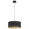 Suspension Eglo ESTEPERRA Noir, 3 lumières