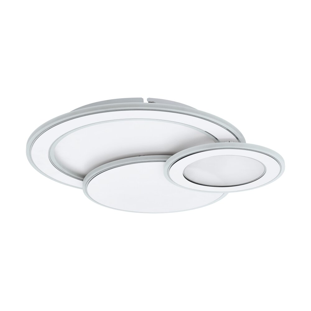 Plafonnier Eglo MENTALURGIA LED Chrome, Blanc, 1 lumière main product photo