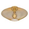 Plafonnier Lucide MESH Or, Laiton, 1 lumière