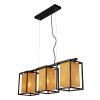 Suspension Lucide SANSA Noir, 3 lumières