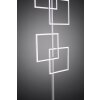 Lampadaire Paul Neuhaus INIGO LED Acier inoxydable, 4 lumières, Télécommandes