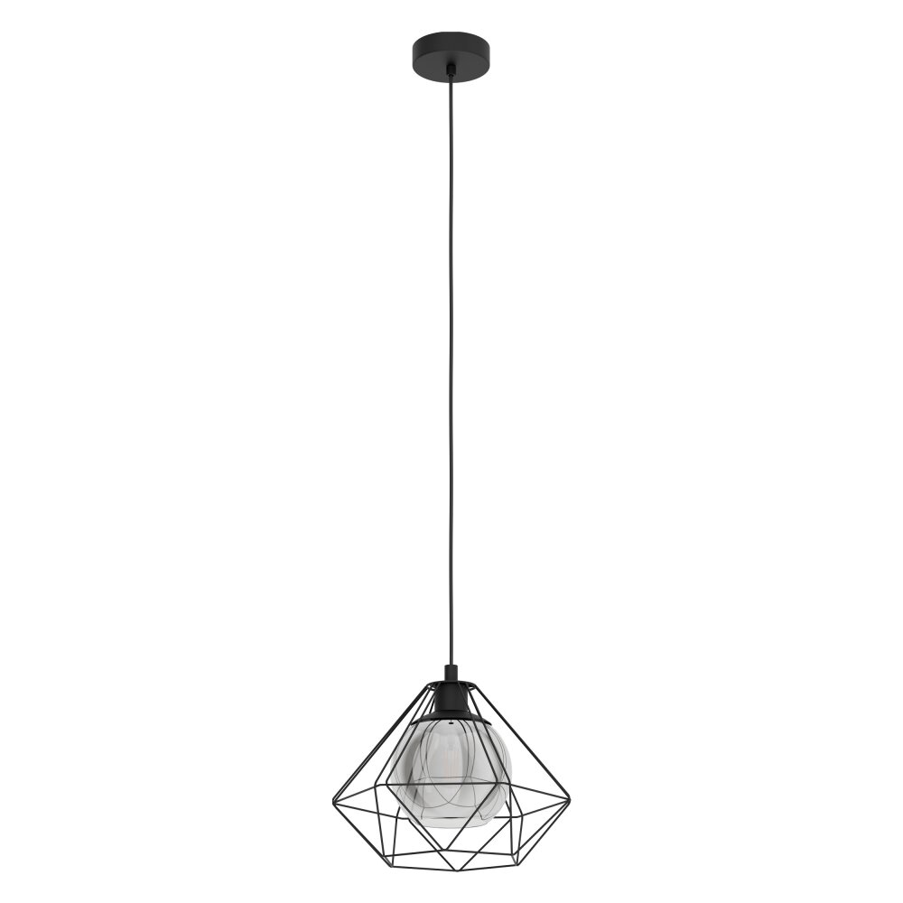 Suspension Eglo VERNHAM Noir, 1 lumière main product photo