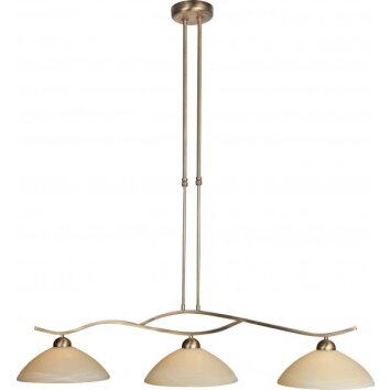 Suspension Steinhauer CAPRI Bronze, 3 lumières