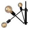 Suspension Lucide LESTER Noir, 6 lumières