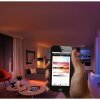 Lampe de table, kit d'extension Philips Hue Ambiance White & Color Iris LED Transparent, Blanc, 1 lumière, Changeur de couleurs