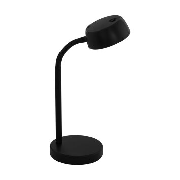 Lampe de table Eglo CABALES LED Noir, 1 lumière