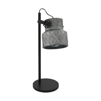 Lampe de table Eglo HILCOTT Noir, 1 lumière